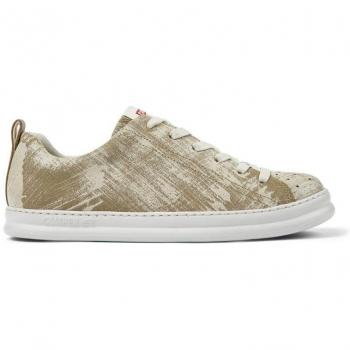 CAMPER Runner - Men's Sneakers (Beige/Grey, size 39, Suede)