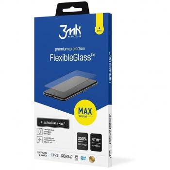 Protector FlexibleGlass Max 3MK para Apple iPhone 7/8/SE 2020/2022 - Marco Negro