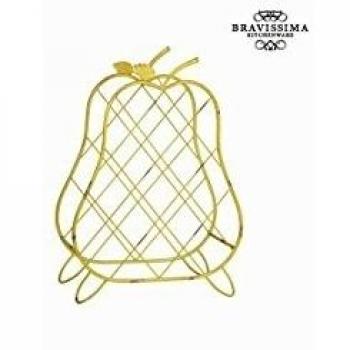 Portabottiglie di metallo pera by Bravissima Kitchen