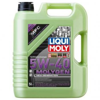 Aceite de motor sintético LIQUI MOLY Molygen 5W-40 para VW, AUDI y MERCEDES-BENZ - 5 litros