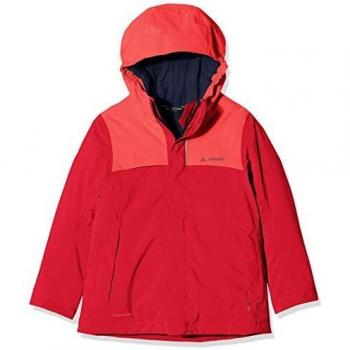 VAUDE Igmu Jacket Girls Chaqueta, Infantil, Rosa Brillante, 134/140