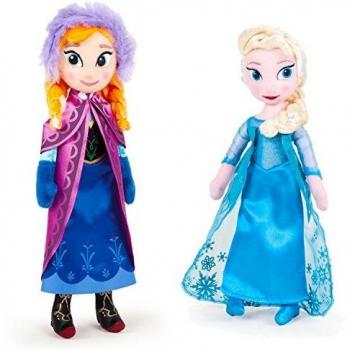 Disney Pack DE 2 Peluches Frozen - Elsa + Anna