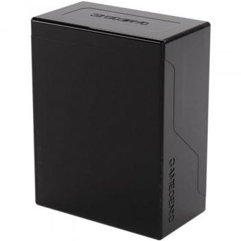 Bastion 50+ Black - Caja de cartas GAMEGENIC DECK BOX con capacidad para 50 cartas, color negro, diseño resistente y cierre seguro