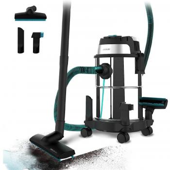 Aspirador de Sólidos y Líquidos Conga Rockstar Wet & Dry Steel de 16L con Estructura Metálica