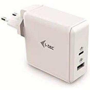 i-Tec USB-C Travel Charger 60W with USB-A Port 18W Power Adapter