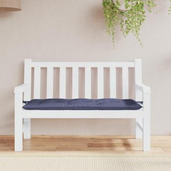 Cojín para banco de jardín tela Oxford 120x50x7 cm color antracita, gris, beige y azul marino - Cojín decorativo de asiento para muebles de salón