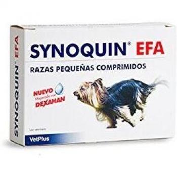 VetPlus Synoquin EFA Envase con 90 Comprimidos de Suplemento para Perros Razas Pequeñas