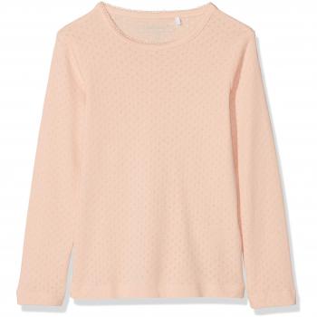 NAME IT Nmfvitte LS Slim Top Noos, Camisa Manga Larga para Niñas, Rosa