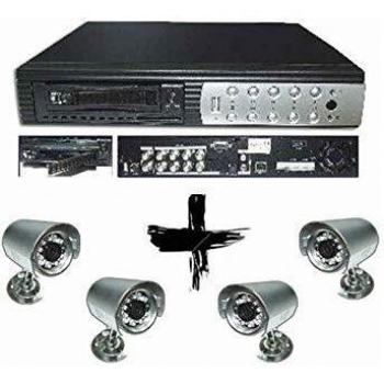 KIT GRABADOR VIDEOVIGILANCIA 8 CAMARAS+8CAM.BULLET
