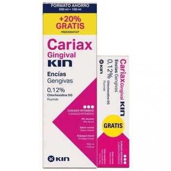 Cariax Gingival Enjuague Bucal 600ml + Pasta Dental 75ml Pack Promocional