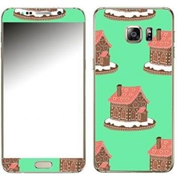 Motivos Disagu Design Skin para Samsung Galaxy S6 edge +: Lebkuchenhaus - Türkis