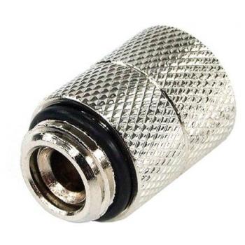 Phobya G1/4 Revolvable Extension Adapter - Silver Nickel for Water Cooling Components