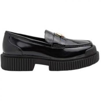 Mocasines de Mujer Negros en Piel con Plataforma Armani Exchange Talla 37
