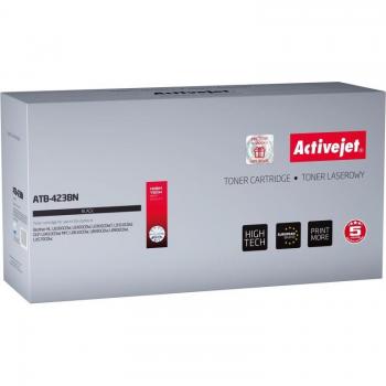 Tóner Compatible Activejet ATB-423BN Negro, tipo de producto: Tóner, características: compatible con impresoras láser, color negro, capacidad de impresión alta, rendimiento de páginas extendido