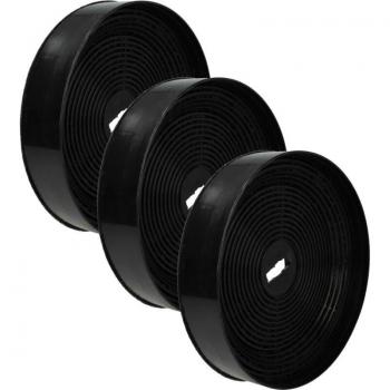 4x Filtro de Carbón Activado Compatible con Campanas Extractoras Oranier Fabia 60 S, Davara 90 W, Jupiter, Fabia 90 S - 17,05 cm - Vhbw