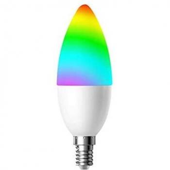 Lámpara LED Inteligente E14 WiFi RGBW 4,5W