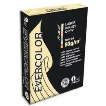 Papel A4 Clairefontaine Evercolor Ivoire - 80 g/m² - Paquete de 500 hojas recicladas