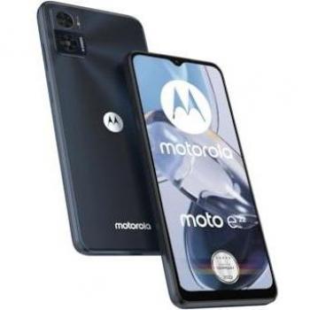 Smartphone Motorola Moto E22 Dual SIM 3GB RAM 32GB Almacenamiento Android 12 Pantalla 6.5 Astro Black