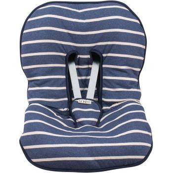 Jyoko Funda Acolchada Universal para Silla de Coche Grupo 0 y 1 - Transpiración, Regulación de Temperatura, Diseño Sailor Stripes