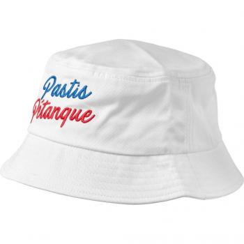 Jack & Jones Jacpastis White Bucket Hat - One Size Fisherman Style