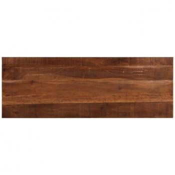 Mesa rectangular de madera maciza reciclada 140x50x2,5 cm Vidaxl Marrón
