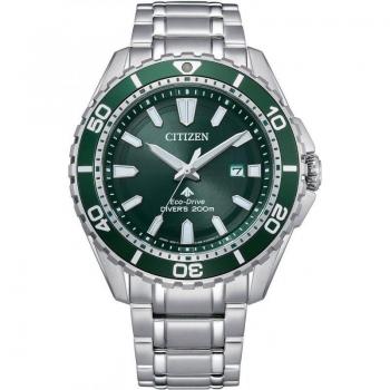 Citizen Eco-Drive Promaster Diver Watch with Marine Green Dial for Men