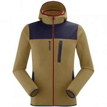 Forro polar de hombre Lafuma Silken Full Zip marrón con capucha - S
