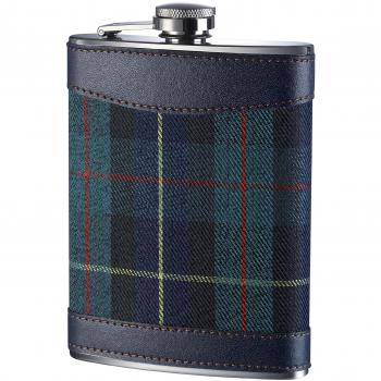 Premier Housewares 508266 - Petaca de acero inoxidable, 23 cl, 14 x 10 x 3 cm, estampado escocés