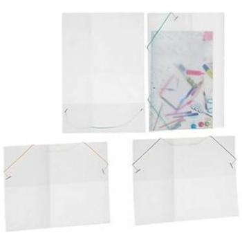 Carpeta Portafolios Transparente (1 x 26 x 35,5 cm) - Pack de 12 Unidades