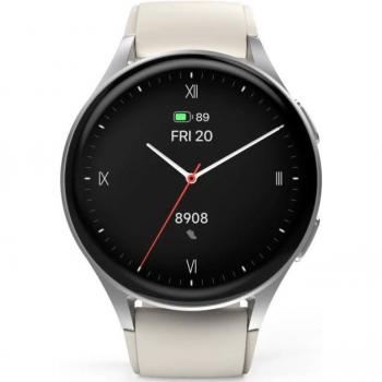 Smartwatch Hama 8900 Plata/Beige con Pantalla AMOLED de 3,3 cm (1.3)