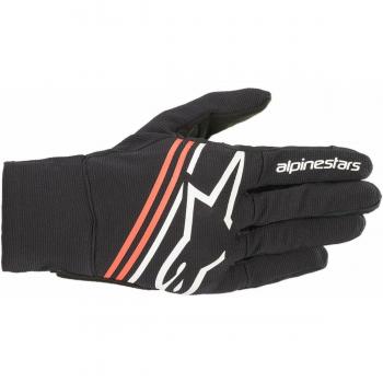 Alpinestars Reef Motorcycle Gloves - Black/White/Red Fluo - 3XL