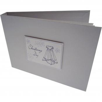 tarjetas de algodón blanco Intervalo de valores bautizo Día Traje de bautizo Diseño Tiny Valor álbum