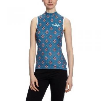 Maloja GudulaM - Camiseta de ciclismo para mujer, tamaño XS, color azul