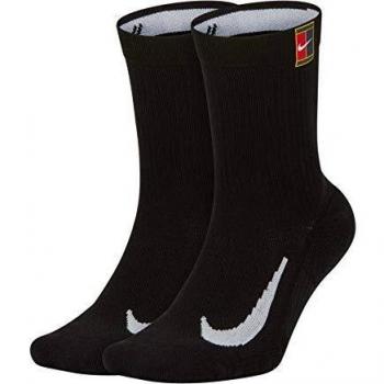 Nike Court Multiplier Cushioned Calcetines De Tenis Pack 2 - Negro/Blanco
