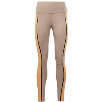 Reebok Mallas Lux High-waisted Colorblock Beige Mujer Regular M