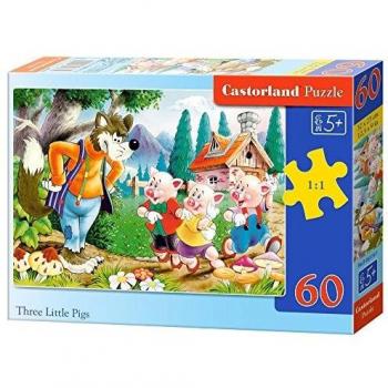 Puzzle Castorland Tres Cerditos 60 Piezas