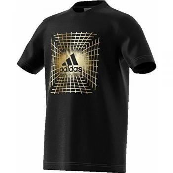 adidas YB ID Holiday T Camiseta, Unisex niños, Negro, 128
