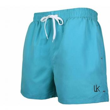 LK LEKUNI Bañador Hombre Pantalones de Playa con Forro con Cordón Traje de Baño Pantalón Ceñido_Cielo Azul e_L