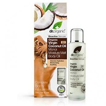 Dr.Organic Aceite Sólido para el Cuerpo de Coco 100 Ml