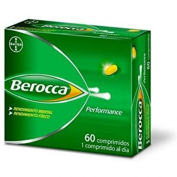 Berocca Performance 60 Effervescent Tablets - Caffeine-Free Vitamin and Mineral Complex for Mental and Physical Performance