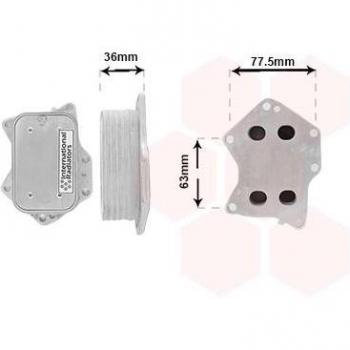 Enfriador de aceite VAN WEZEL 30013712