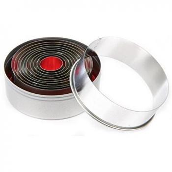 Juego de 11 Cortadores Redondos de Ø 2 a 8.6 cm - Vogue - Fourniresto