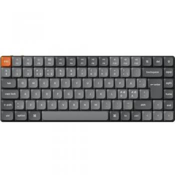 Teclado Mecánico Gaming Keychron K3 Max RGB Gateron Red Hot-Swap Gris inalámbrico