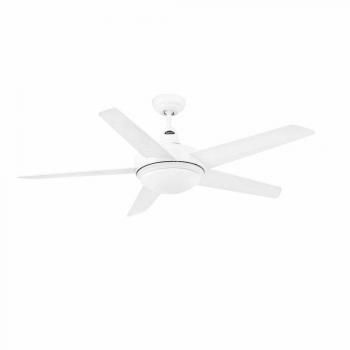 Faro 33135 - OVNI Ventilador de techo 5 palas reversibles diametro 132cm, accionado por mando a distancia incluido, color blanco