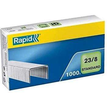 RAPID 24869200 - Caja 1000 grapas 23/8 mm Standard galvanizada