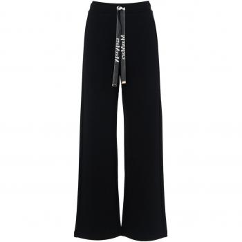 Max Mara Black Wide Trousers for Women, Size S