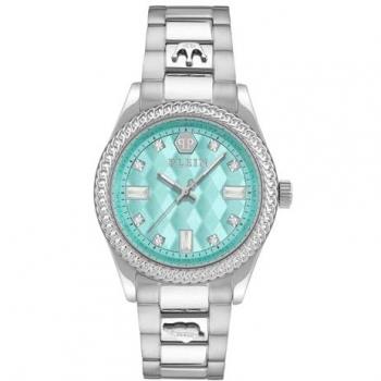 Philipp Plein Queen Crystal Women's Watch - Stainless Steel, Unisize, Green