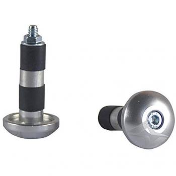 Mots MT9101P Topes Manillar de Aluminio, Plata