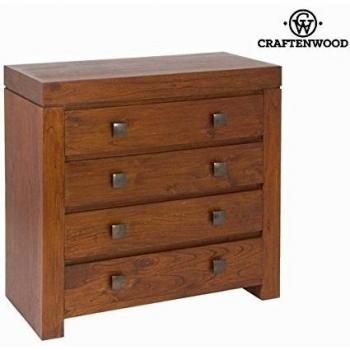 Cómoda Madera de mindi (95 x 45 x 91 cm) - Colección Nogal by Craftenwood