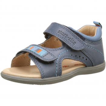 Start Rite Elliot, Sandalias con Punta Abierta para Niños, Azul